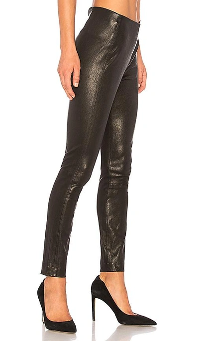 Shop Rag & Bone Simone Leather Pant In Black