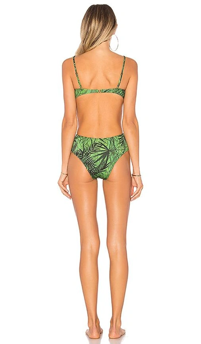 Shop Salinas Cut Out One Piece In Green