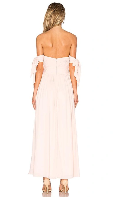 Shop Fame And Partners X Revolve Sandra Maxi Dress In Pale Link In Pink