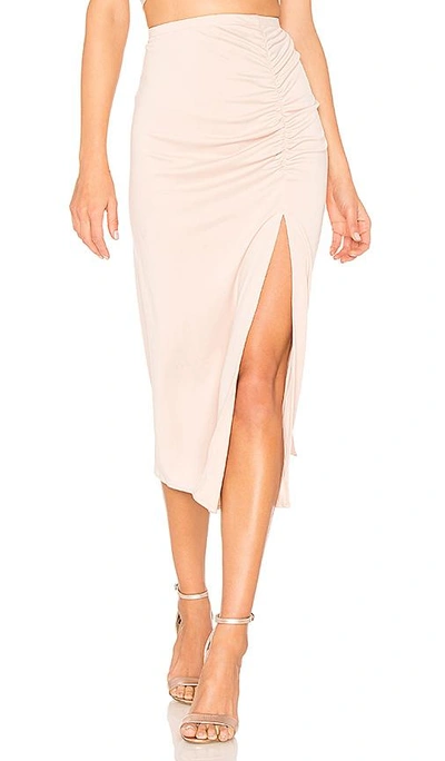 Shop Backstage Avalon Skirt In Blush