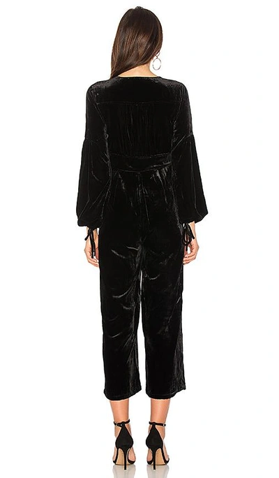 Shop Free People True Lovin' Velvet One Piece Jumpsuit In Black