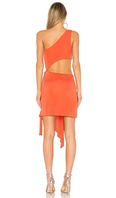 Shop For Love & Lemons Aleja Midi Dress In Burnt Orange