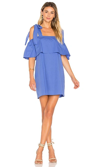 Shop Amanda Uprichard Eli Dress In Blue