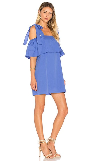 Shop Amanda Uprichard Eli Dress In Blue