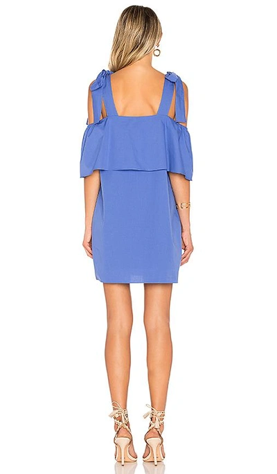 Shop Amanda Uprichard Eli Dress In Blue