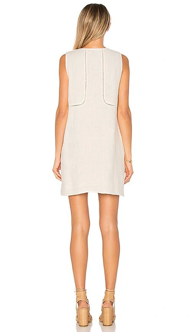 Shop Sincerely Jules Linen Tank Dress In White