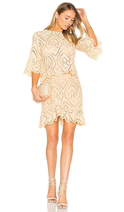 Shop Winona Australia Valerie Wrap Dress In Peach