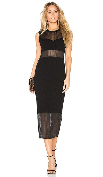 Shop Elizabeth And James Jasmine Dress In Black & Black