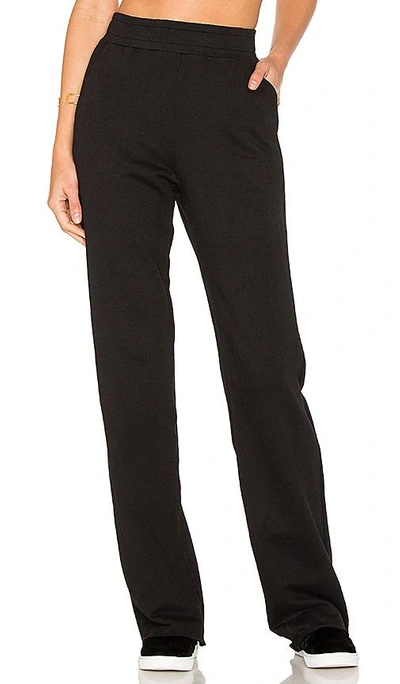 Shop Cotton Citizen The Milan High Waisted Trouser In Black. In Jet Black