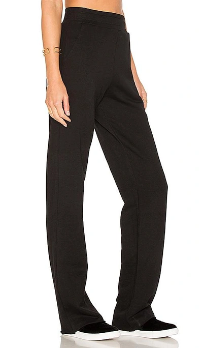 Shop Cotton Citizen The Milan High Waisted Trouser In Black. In Jet Black