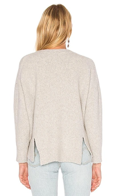 Shop One Grey Day Carrol Pullover In Light Gray