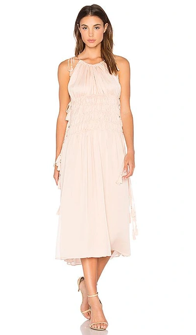 Shop Endless Rose Strappy Maxi Dress In Pink