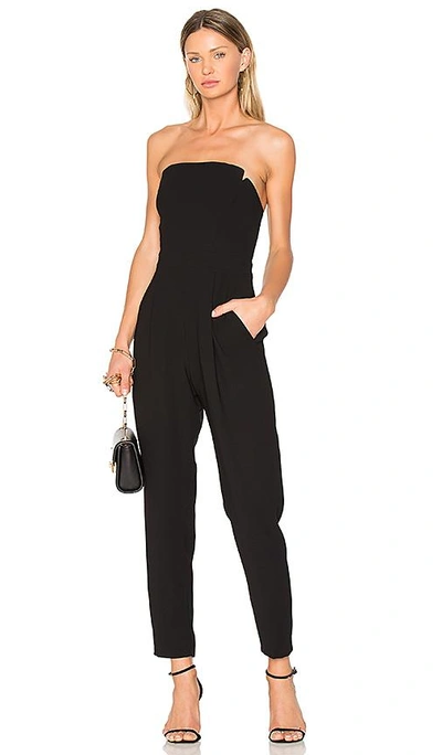 Shop Jill Jill Stuart Strapless Jumpsuit In Black