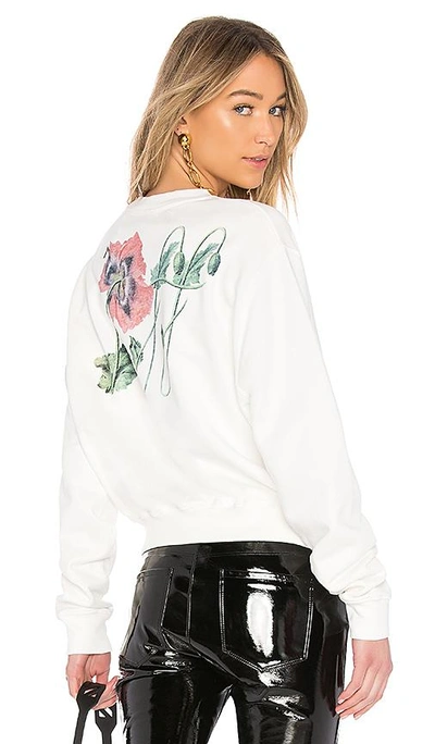 Shop Off-white Off Poppy Sweatshirt In White