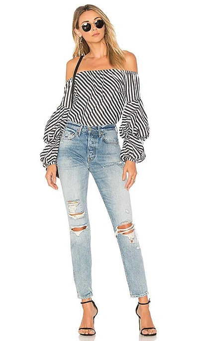 Petersyn Lily Top In Black & White