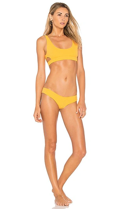 Shop Bond Eye Sun's Out Bikini Bottom In Yellow