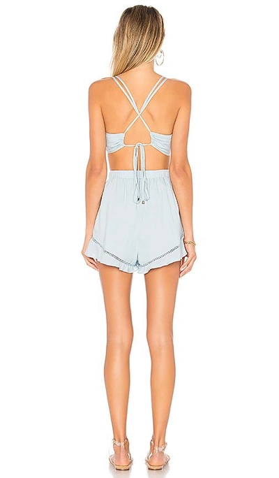 By The Way. Tabitha Ruffle Short Set In Baby Blue