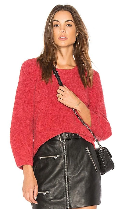 Shop Velvet By Graham & Spencer Jerri Sweater In Red