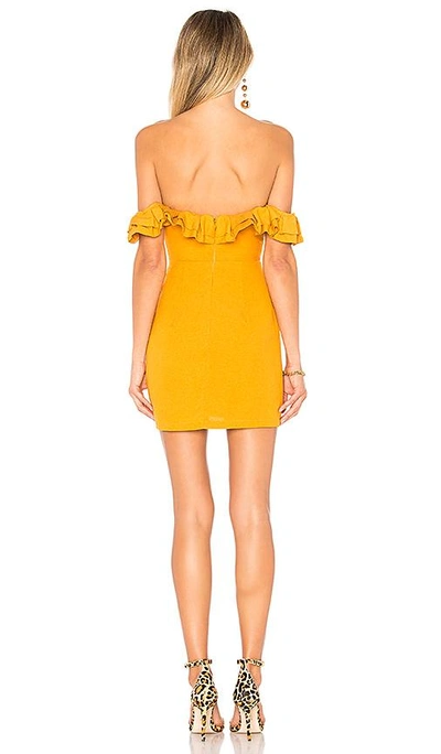 Shop By The Way. Emery Off The Shoulder Ruffle Dress In Marigold