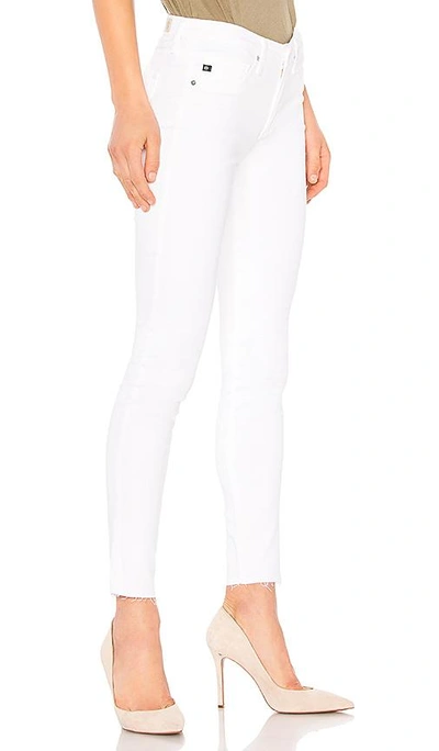 Shop Ag Adriano Goldschmied Legging Ankle In White.