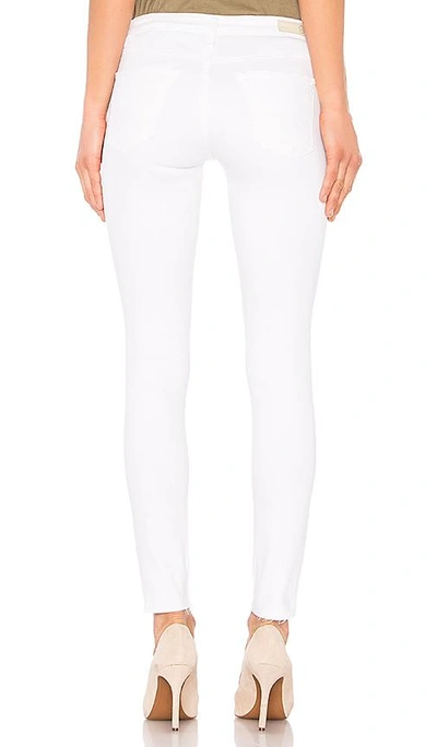 Shop Ag Adriano Goldschmied Legging Ankle In White.