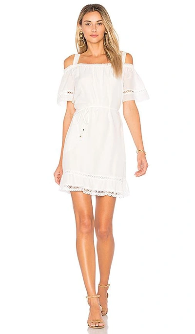 Shop Ella Moss Brigitte Ruffle Dress In White