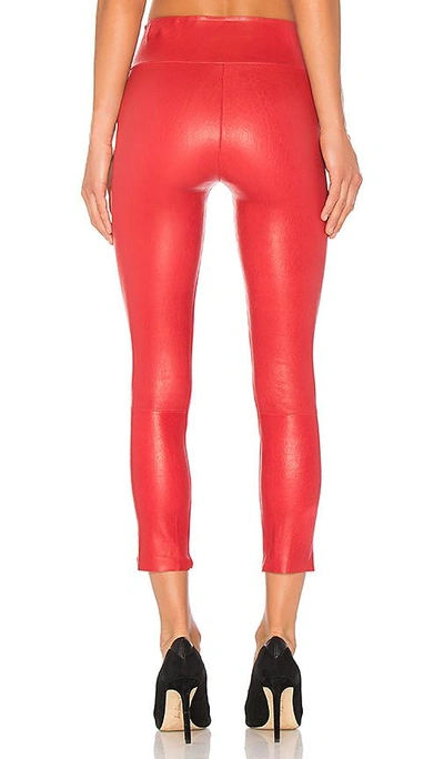 Shop Sprwmn High Waist 3/4 Legging In Red