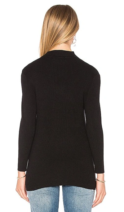 Shop 525 America Rib Bar Bell Sweater In Black