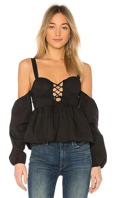 Shop Tularosa Elsie Top In Black