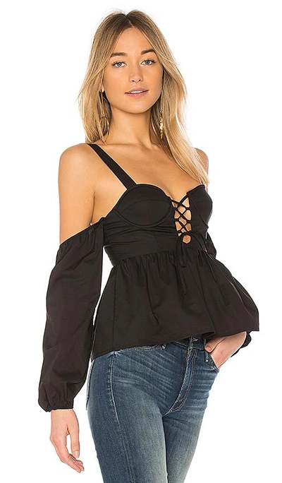 Shop Tularosa Elsie Top In Black