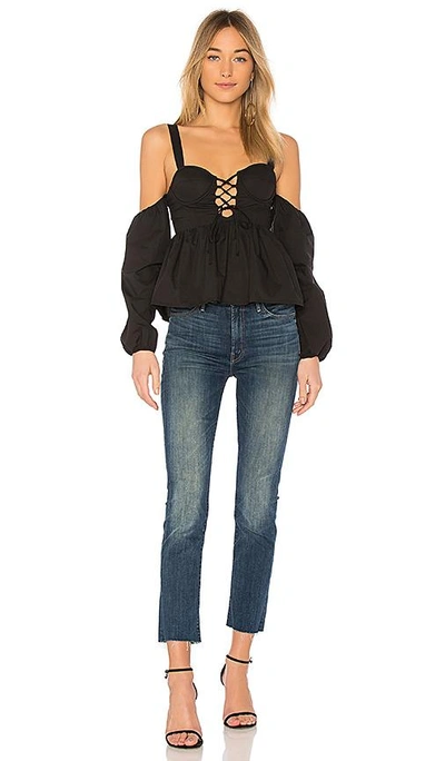 Shop Tularosa Elsie Top In Black