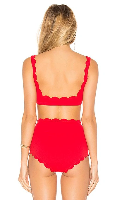 Shop Marysia Mini Palm Springs Top In Red