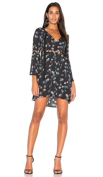 Shop Ella Moss Bell Sleeve Dress In Black