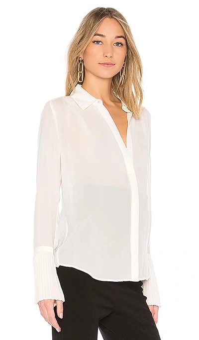 Shop Frame Pin Tucked Shirt In Ivory