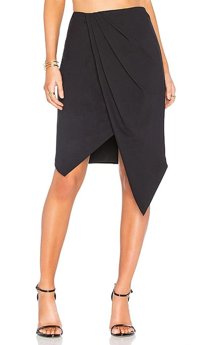 Shop Finders Keepers Henson Wrap Skirt In Black