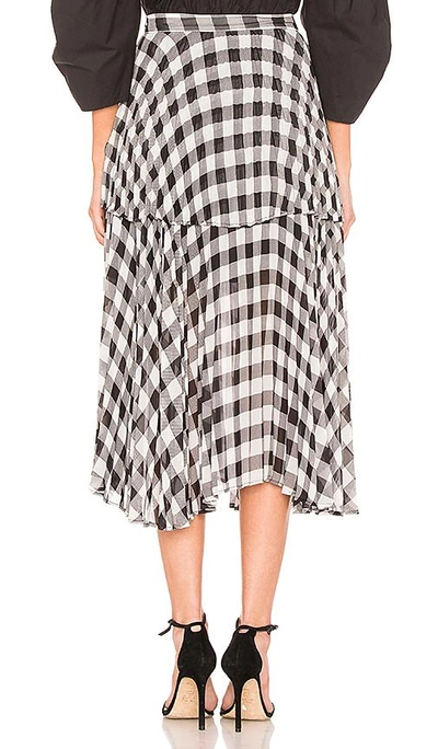 Shop Delfi Reese Skirt In Black & White