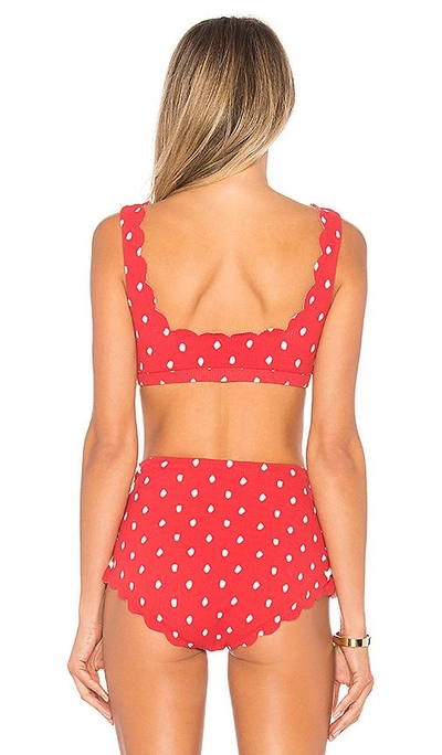 Shop Marysia Palm Springs Tie Top In Red