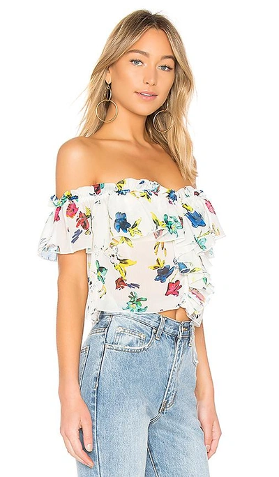 House Of Harlow 1960 X Revolve Garrett Top In Jura Floral