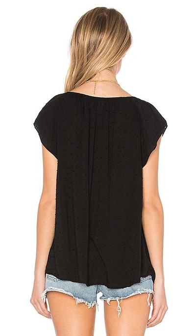 Shop Velvet By Graham & Spencer Christabel Blouse In Black