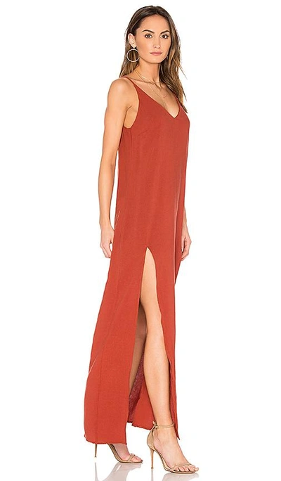 Shop Capulet Chiara Maxi Dress In Rust