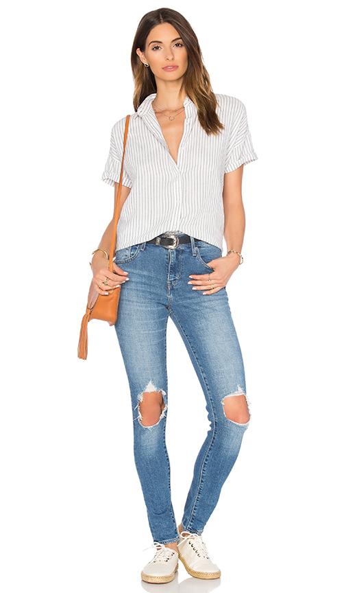 levi's 721 skinny jeans in rugged indigo