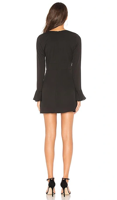 Shop Amanda Uprichard Button Front Dress In Black
