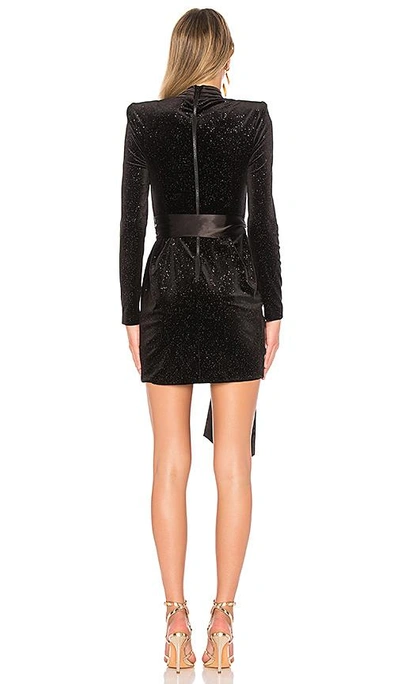 Shop Zhivago X Revolve Glitter Velvet Dress In Black