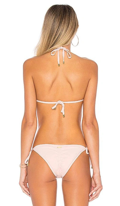 Shop Beach Bunny Hard Summer Bikini Top In Blush