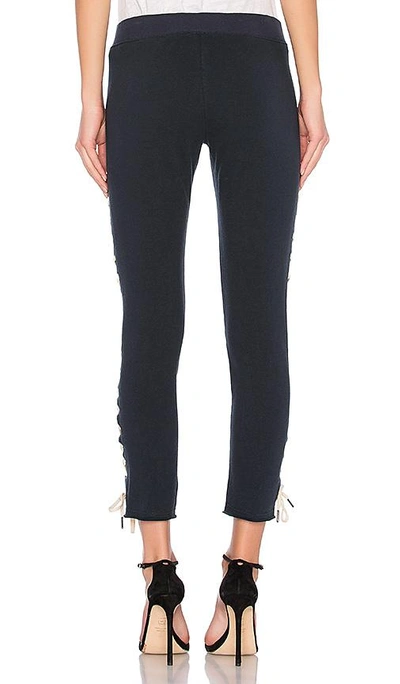 Shop Pam & Gela Lace Up Pant In Navy