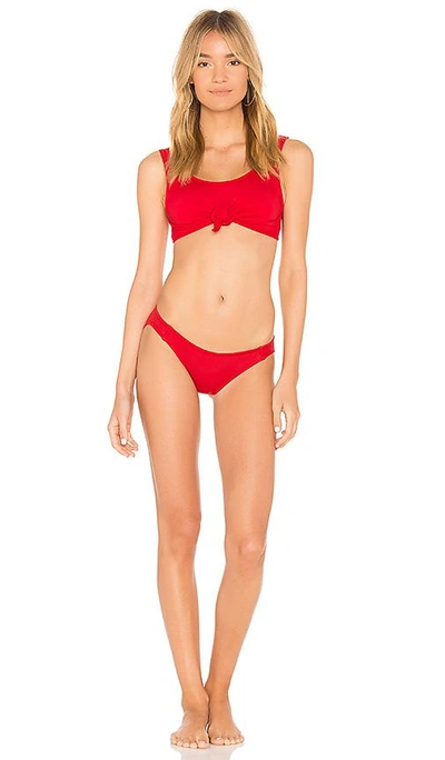 Shop Beth Richards Naomi Bikini Bottom In Red