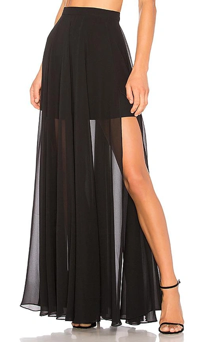 Shop Aq/aq Jelena Maxi Skirt In Black
