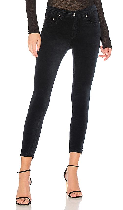 navy velvet skinny jeans