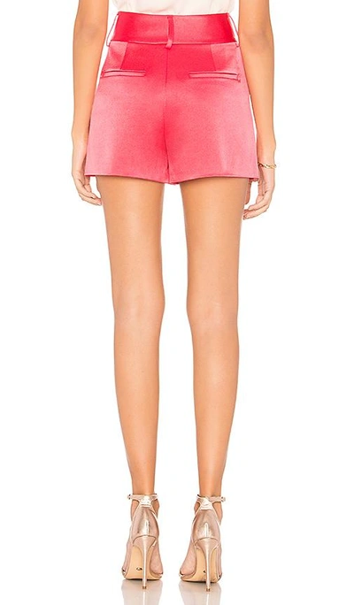 Shop Alice And Olivia Cady High Waist Short In Watermelon