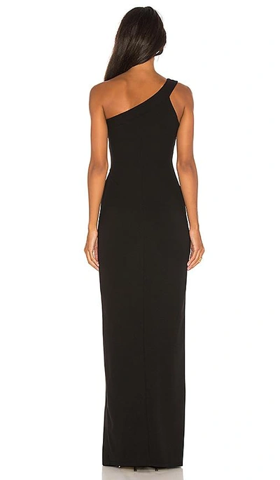 Nookie Mila One-shoulder Gown In Black